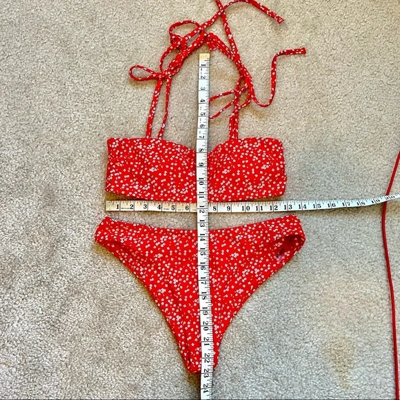 NWOT SHEIN Floral Daisy “Ditsy” Cheeky Bikini Set—SZ. Small - Picture 5 of 7